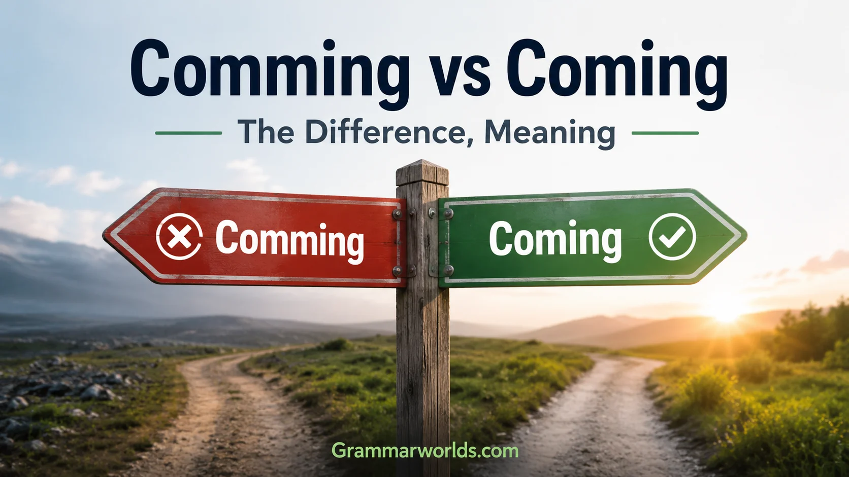 Comming vs Coming