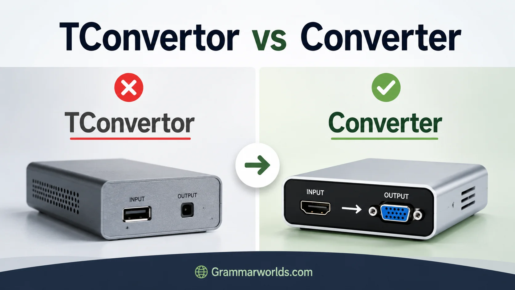 Convertor vs Converter