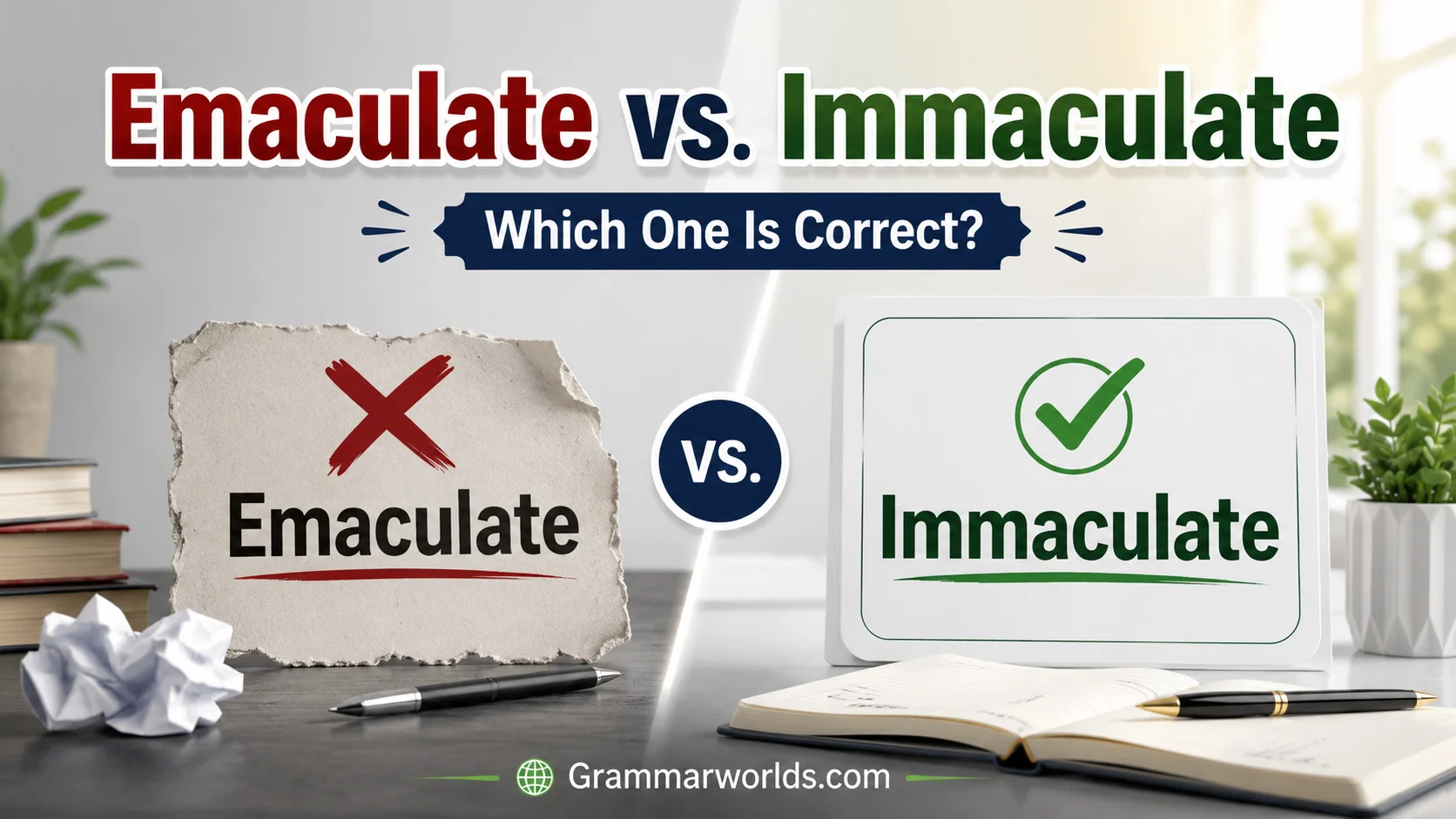 Emaculate vs. Immaculate