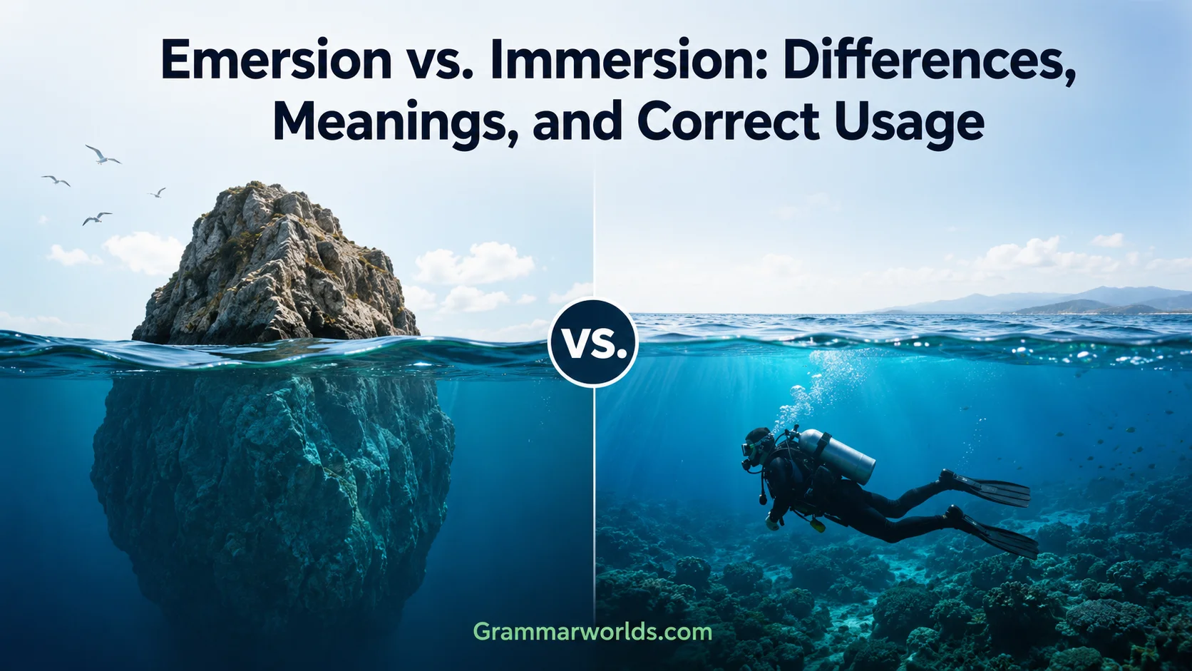 Emersion vs. Immersion: Differences