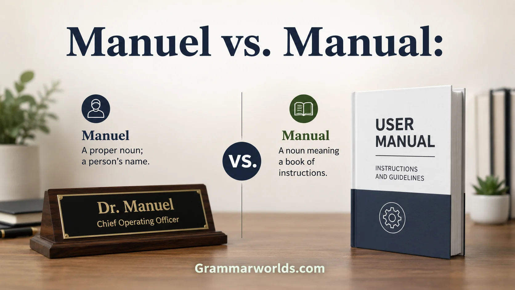 Manuel vs. Manual: What's the Difference?