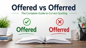 Offered vs Offerred