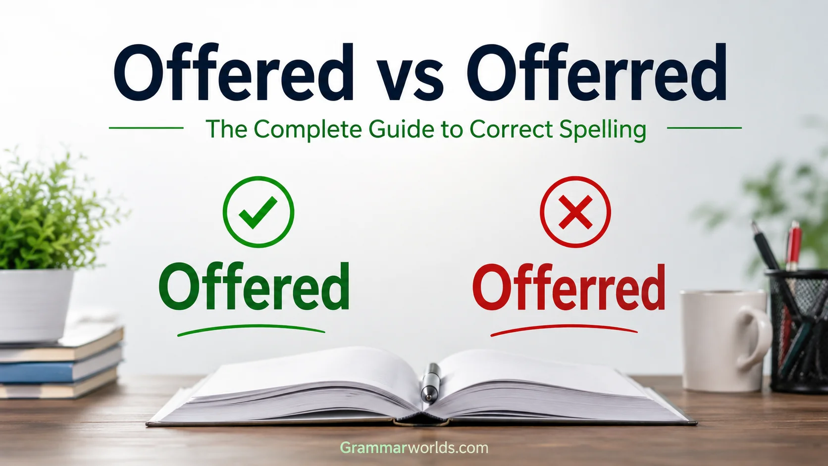 Offered vs Offerred