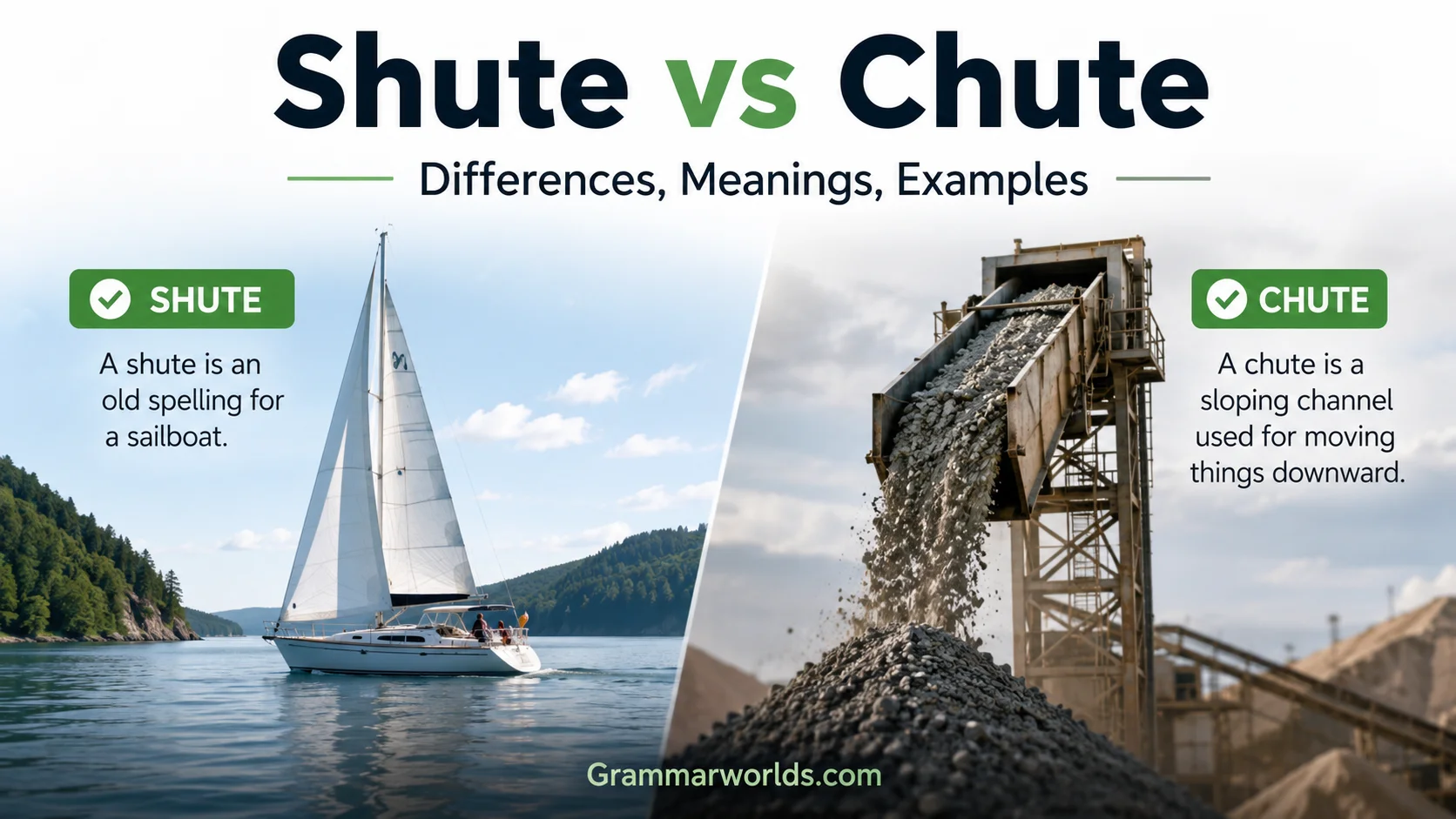 Shute vs Chute