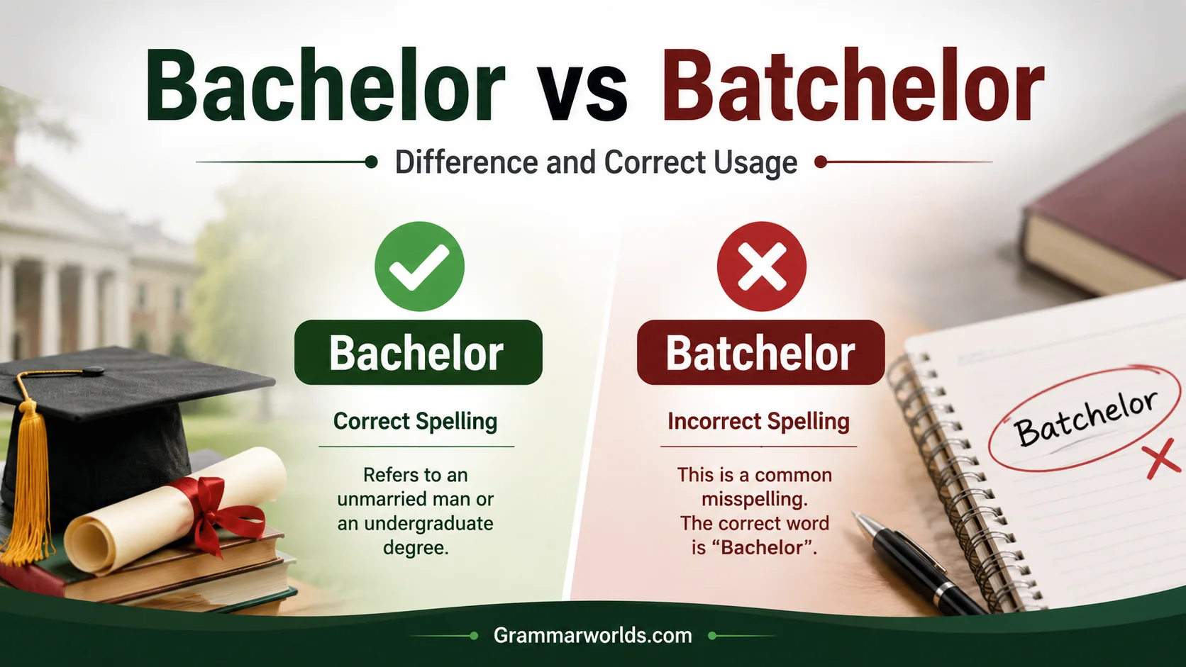 Bachelor vs Batchelor