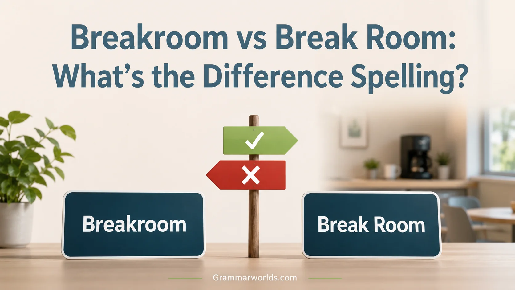 Breakroom vs Break Room: What’s the Difference Spelling?