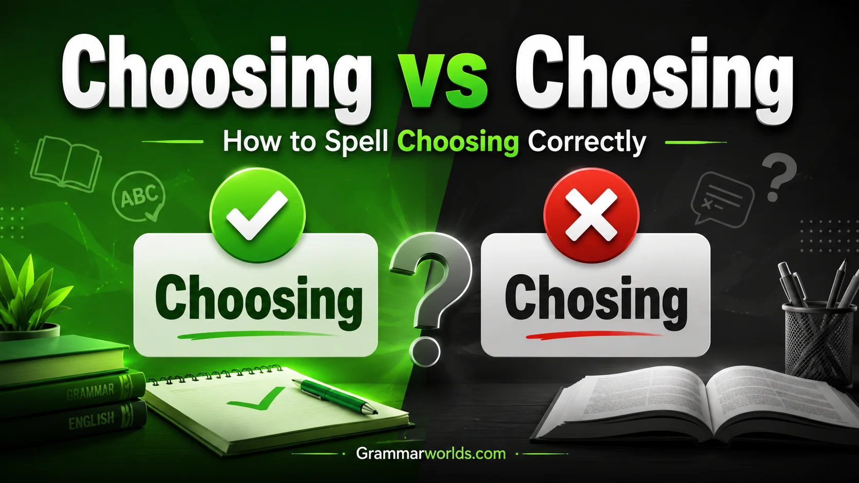 Choosing vs Chosing
