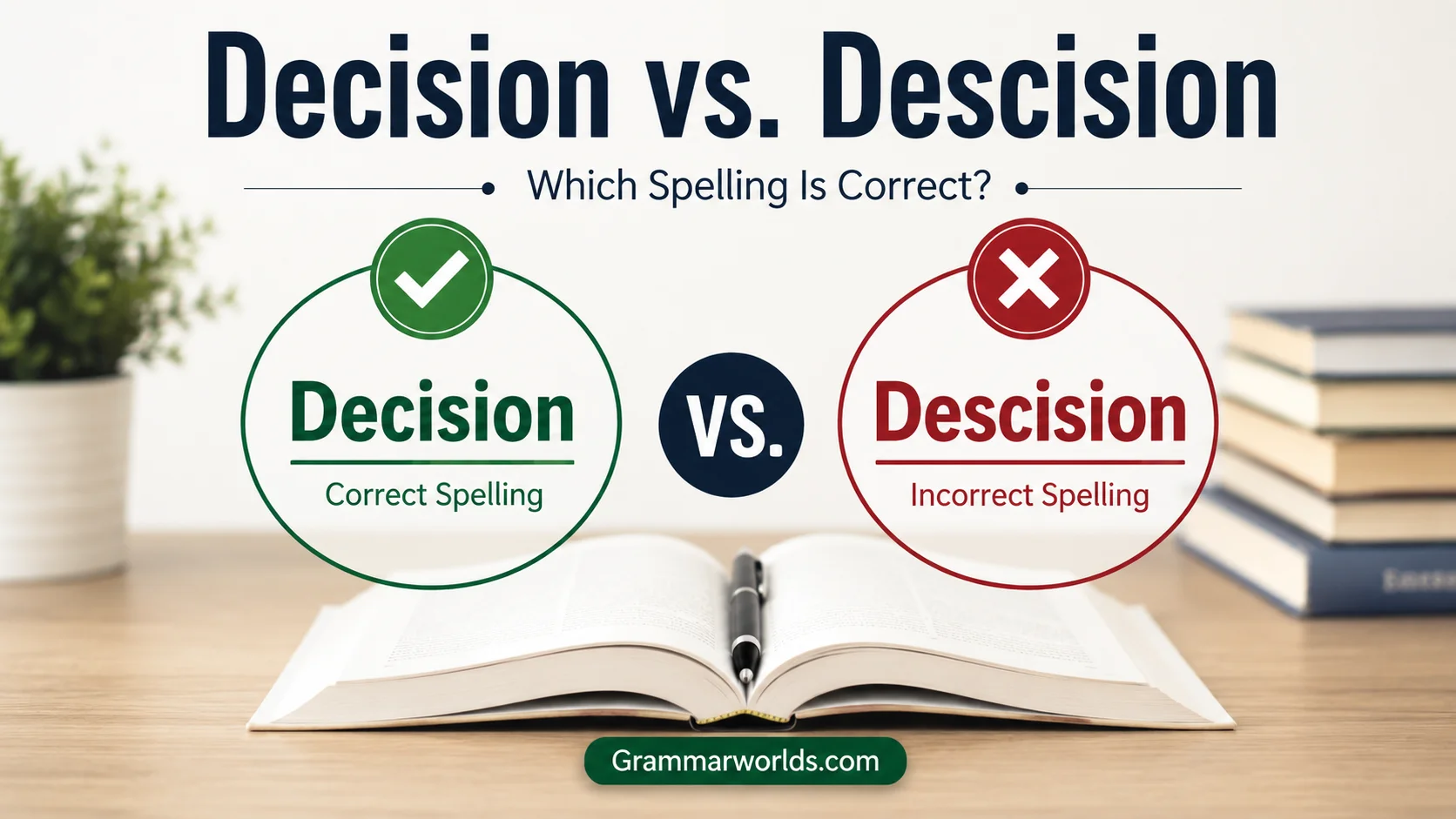 Decision vs. Descision