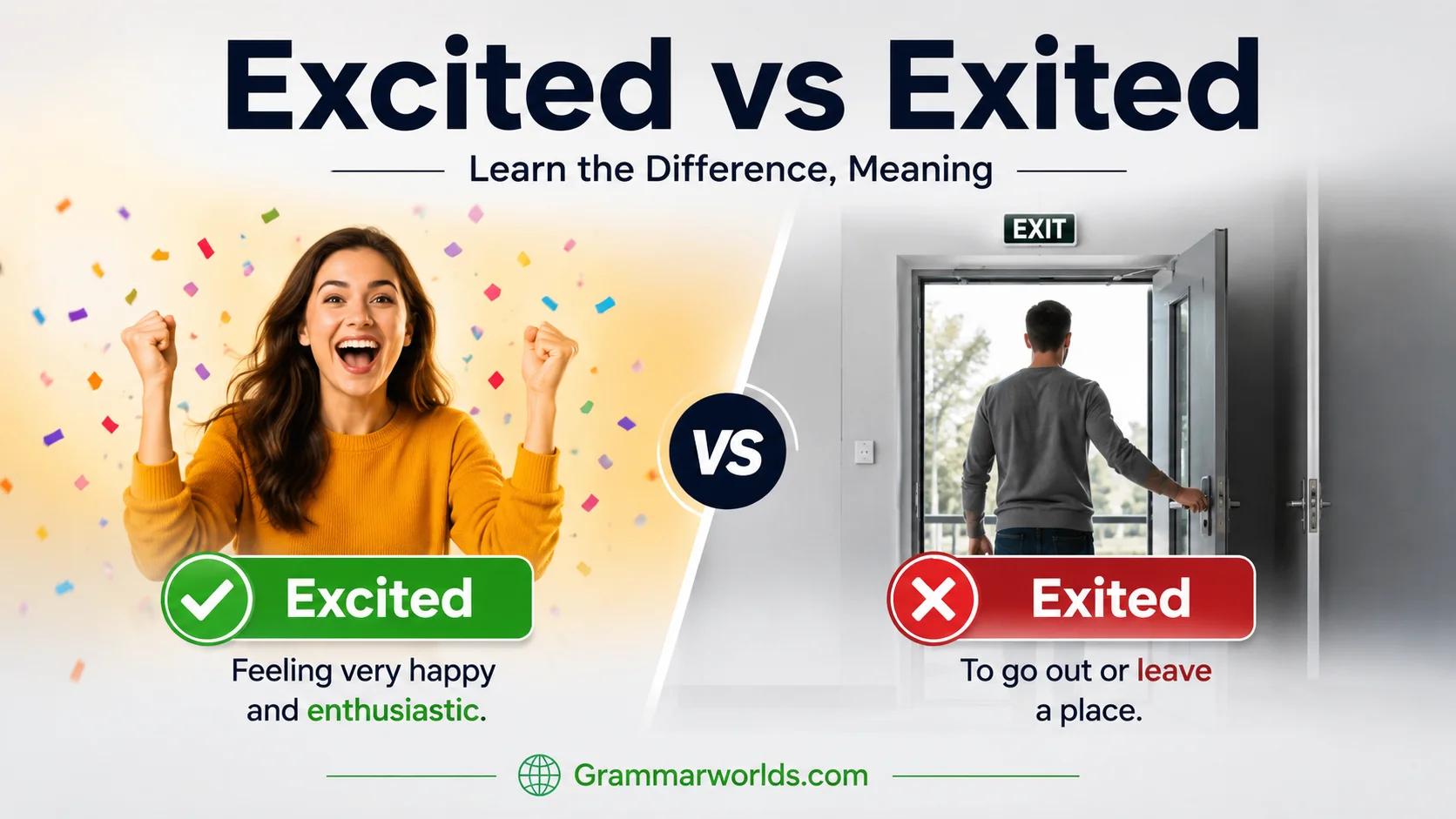 Excited vs Exited