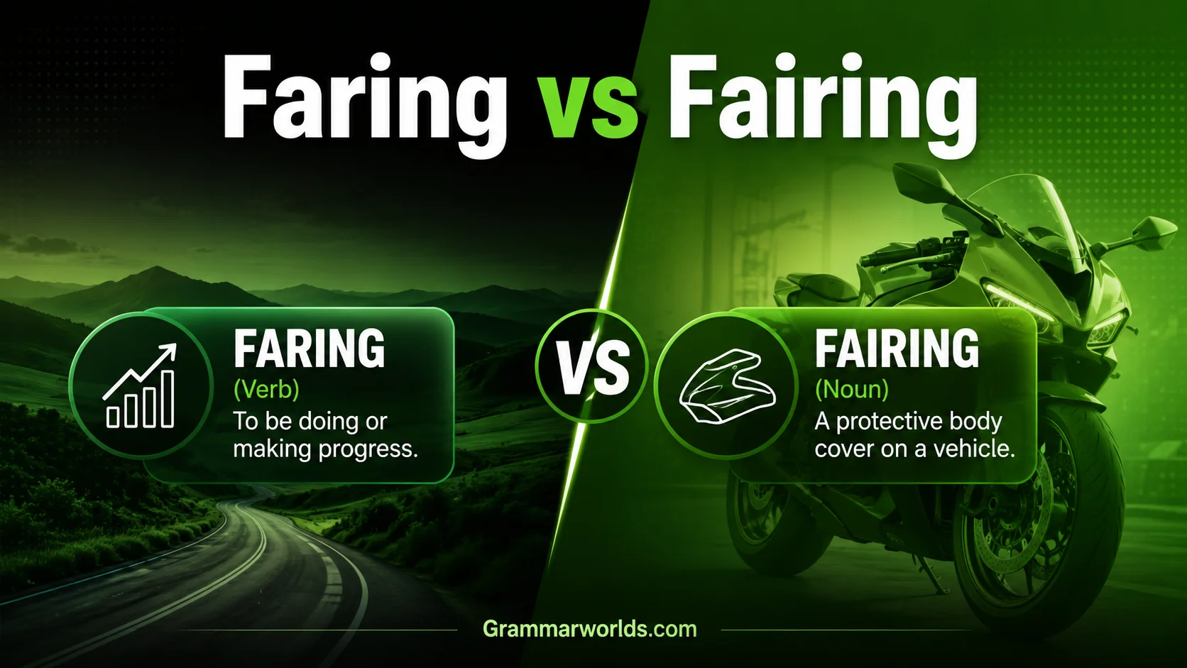 Faring vs Fairing