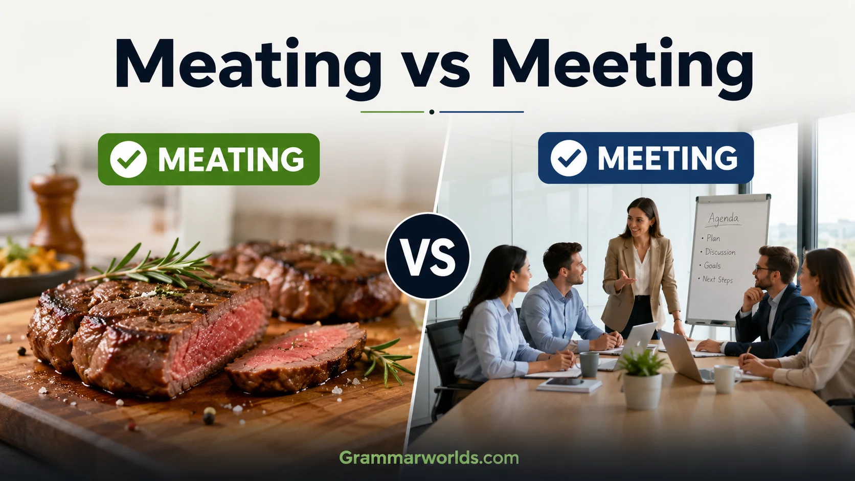 Meating vs Meeting