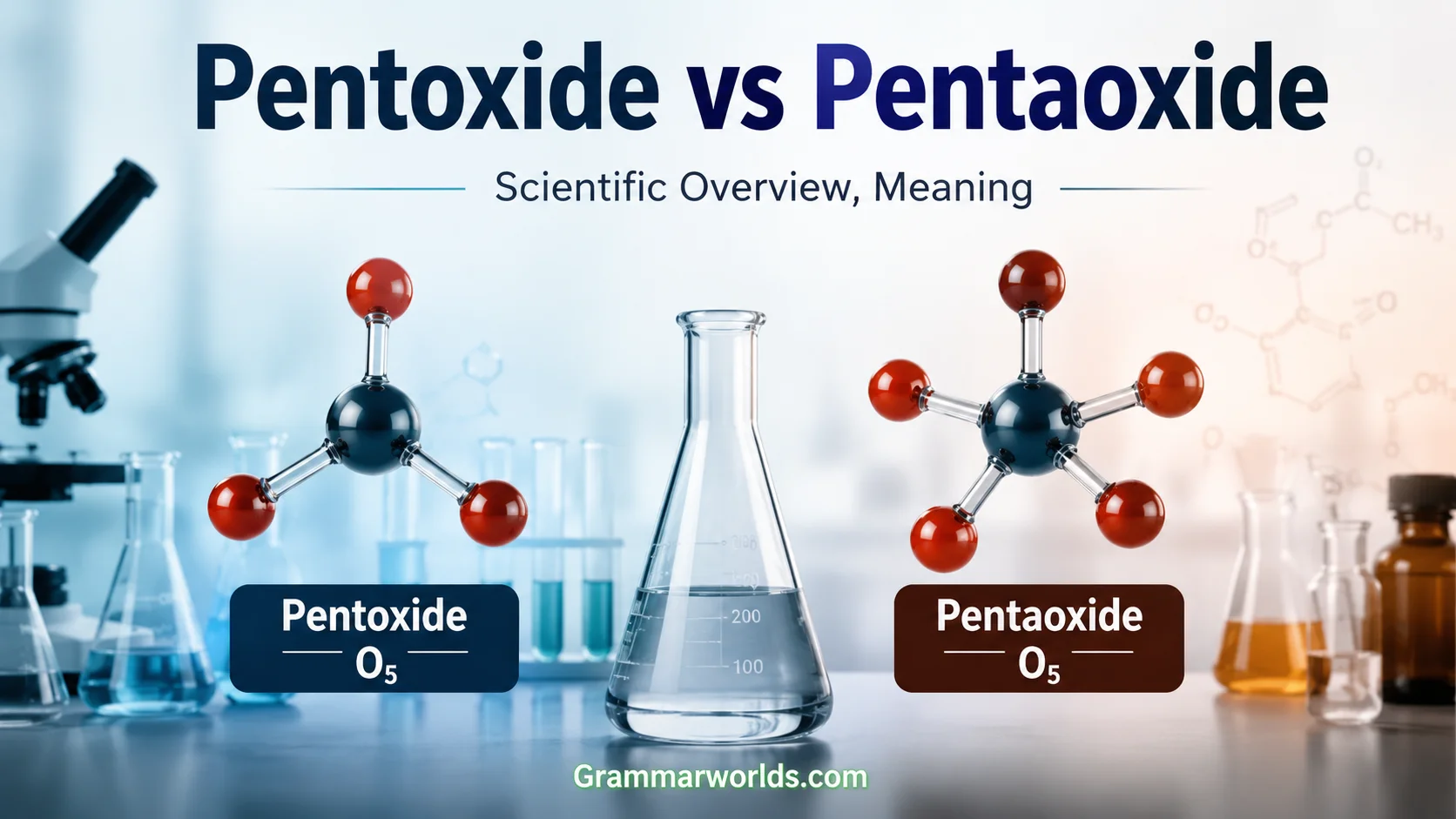 Pentoxide vs Pentaoxide: Scientific Overview, Meaning