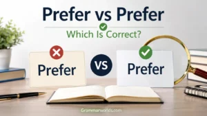 Prefer vs Prefer: Which Is Correct?