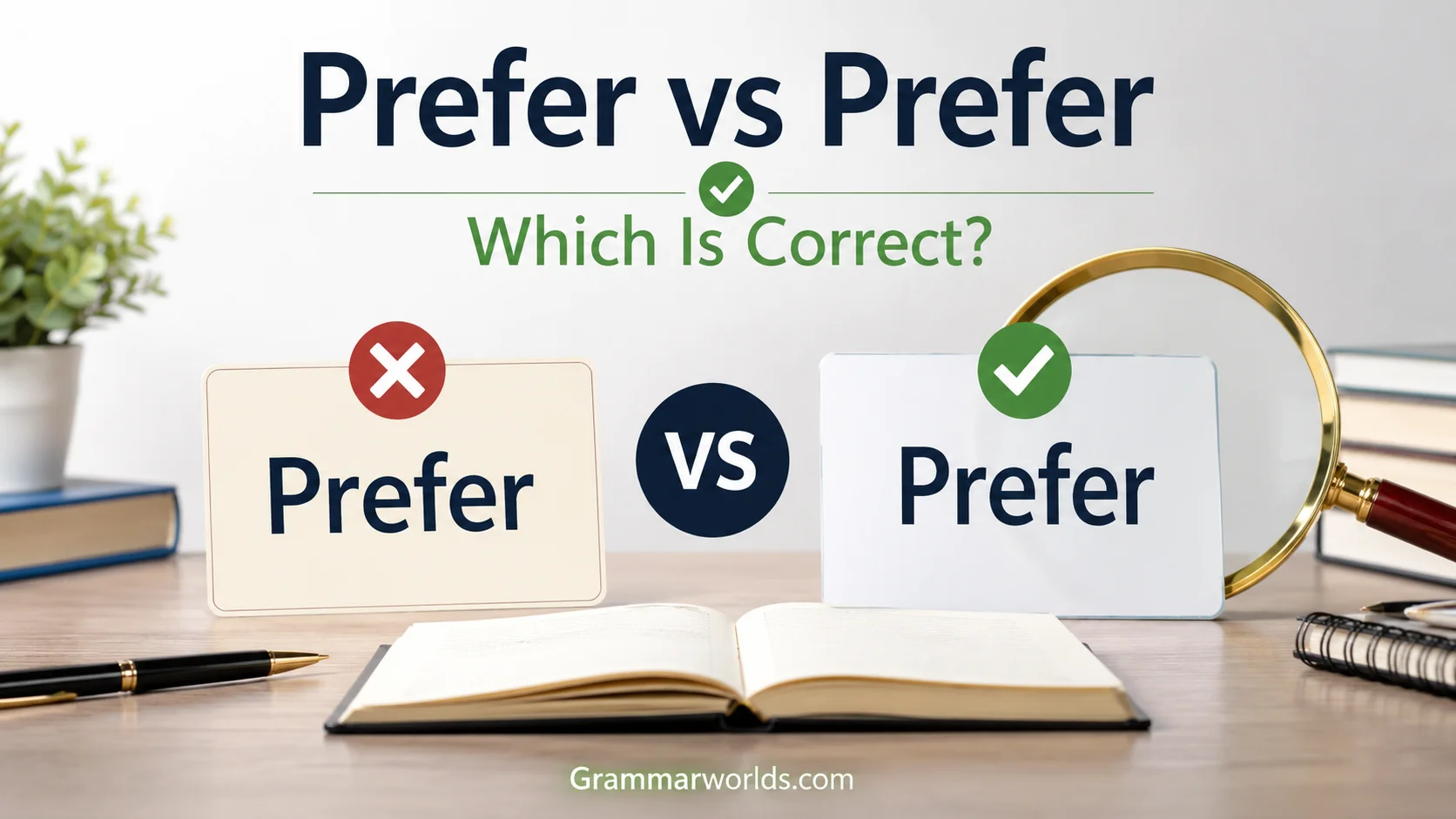 Prefer vs Prefer: Which Is Correct?