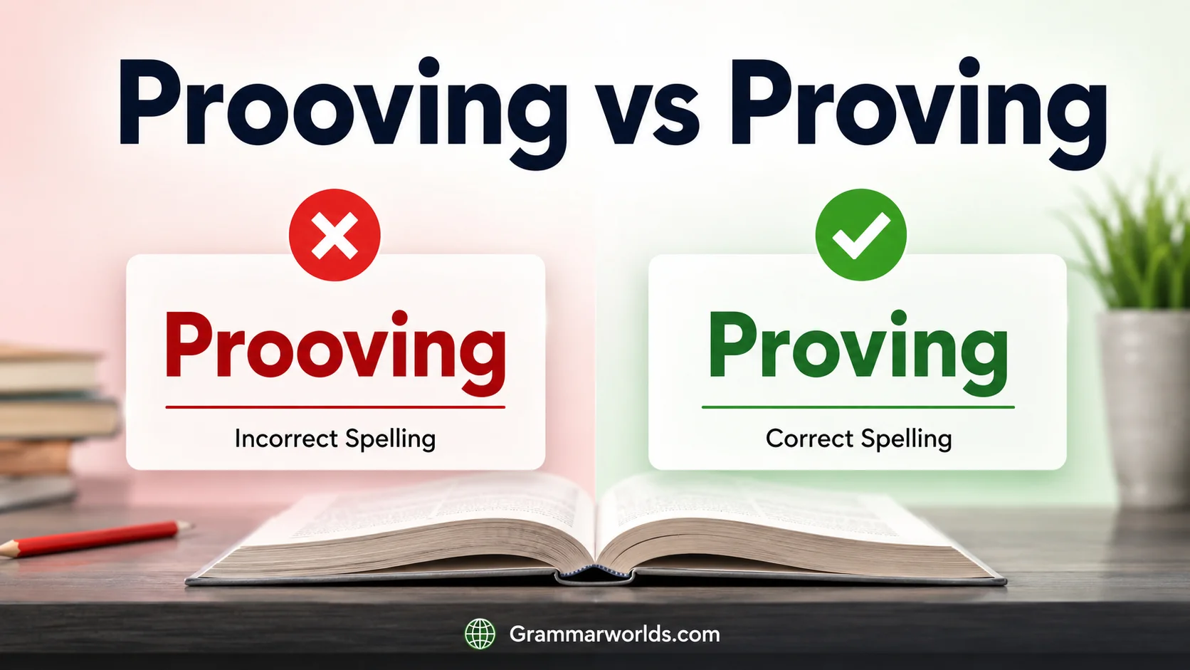 Prooving vs Proving
