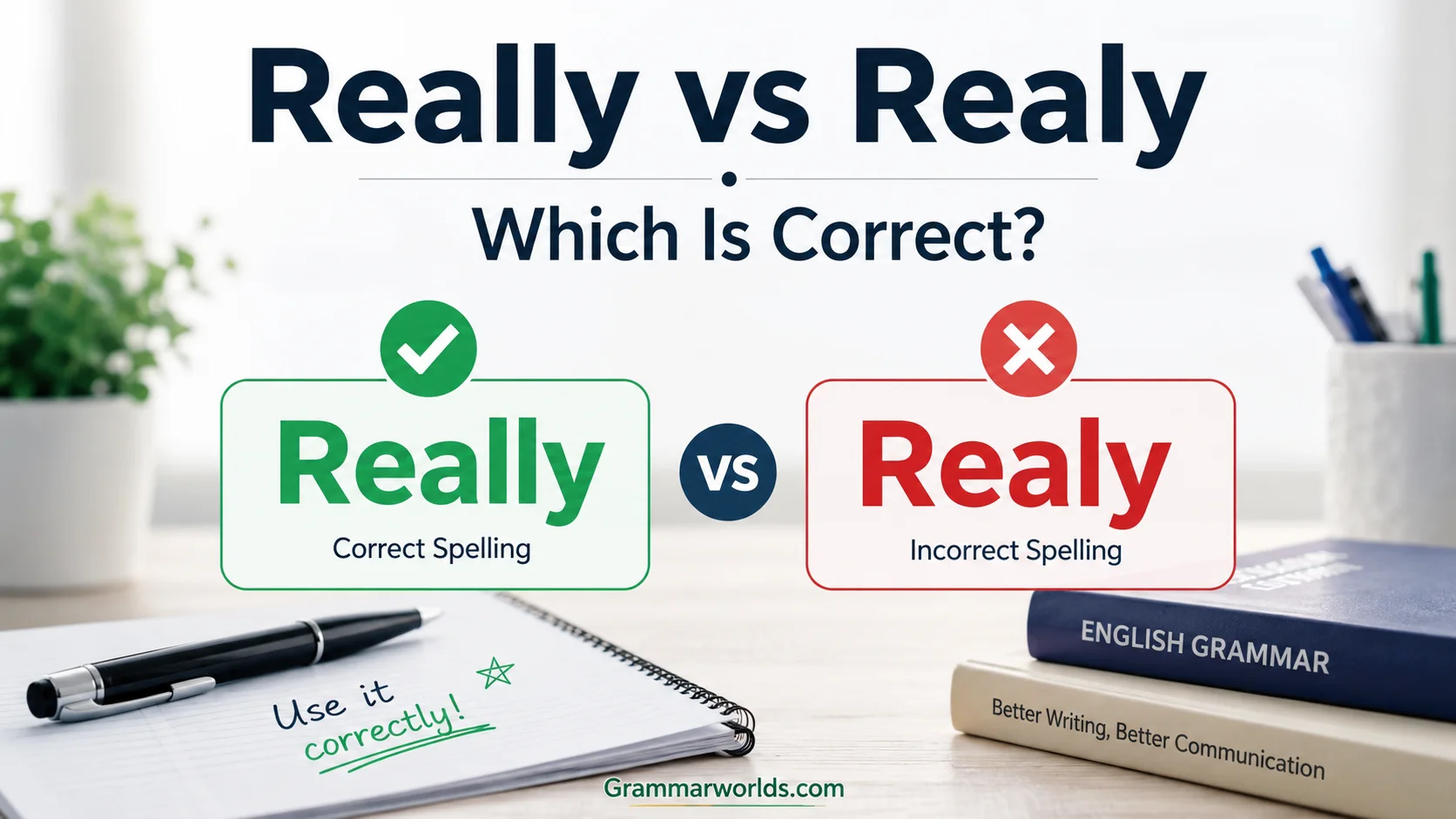 Really vs Realy: Which Is Correct?