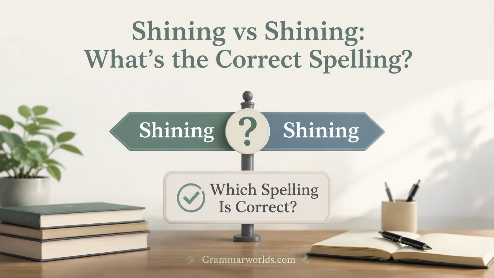 Shining vs Shining: What’s the Correct Spelling?