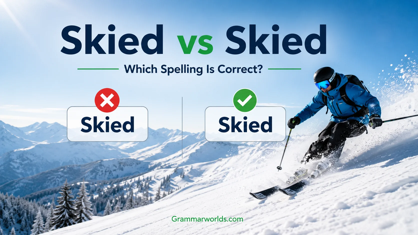 Skied vs Skied