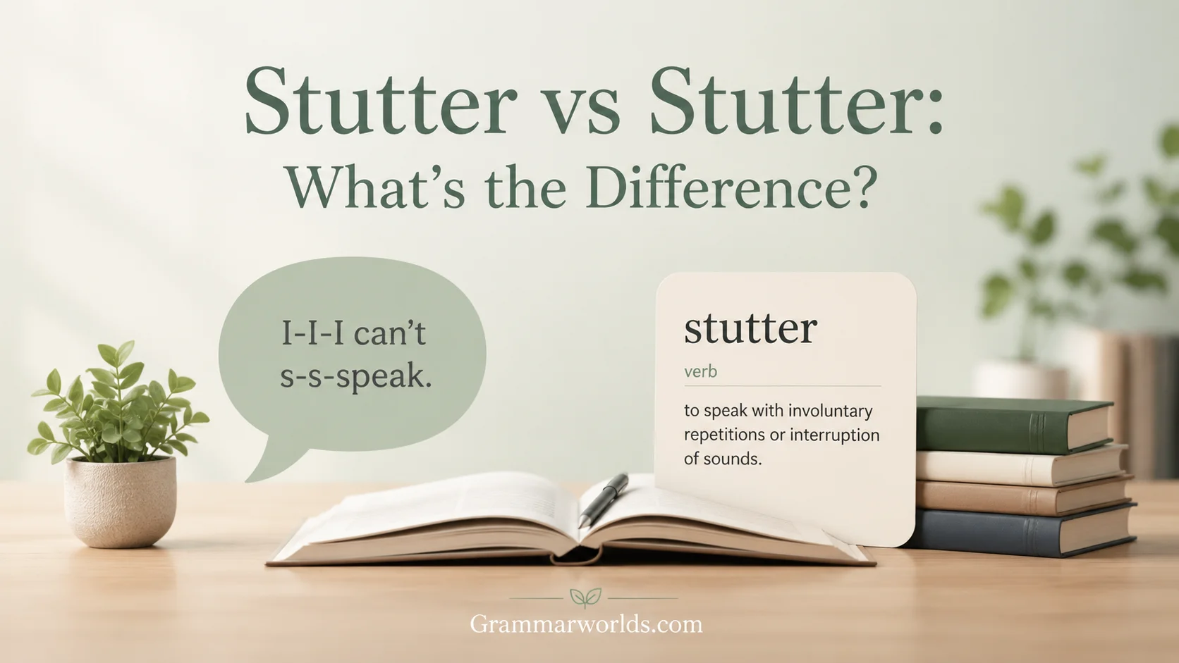 Stutter vs Stutter: What's the Difference?