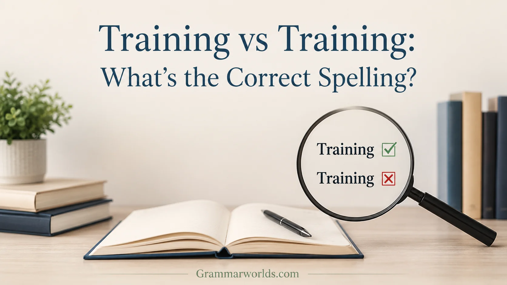 Training vs Training: What's the Correct Spelling?