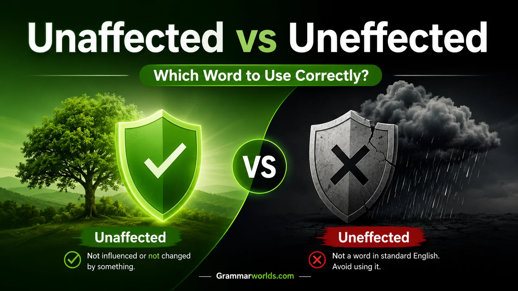 Unaffected vs Uneffected