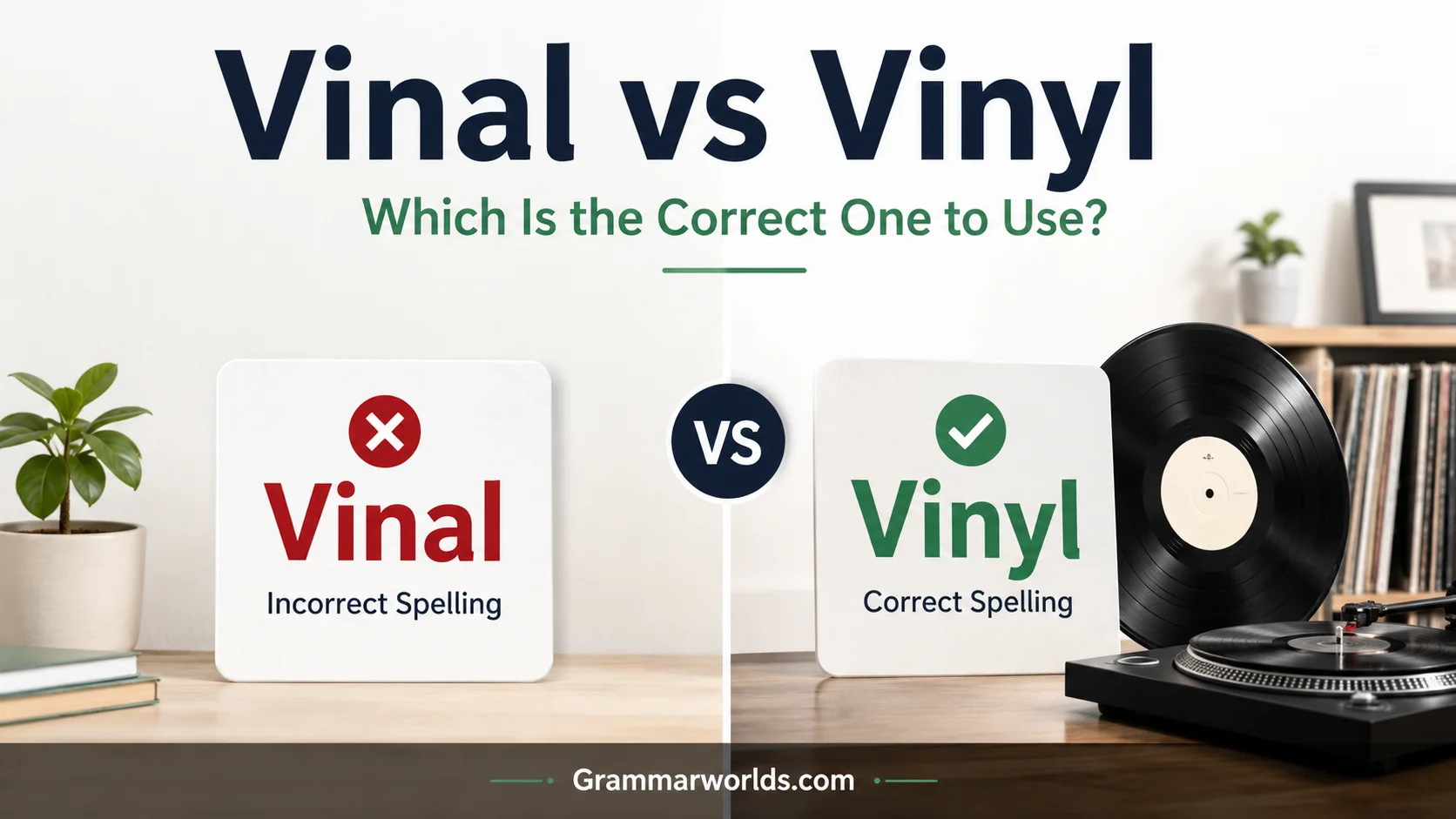 Vinal vs Vinyl