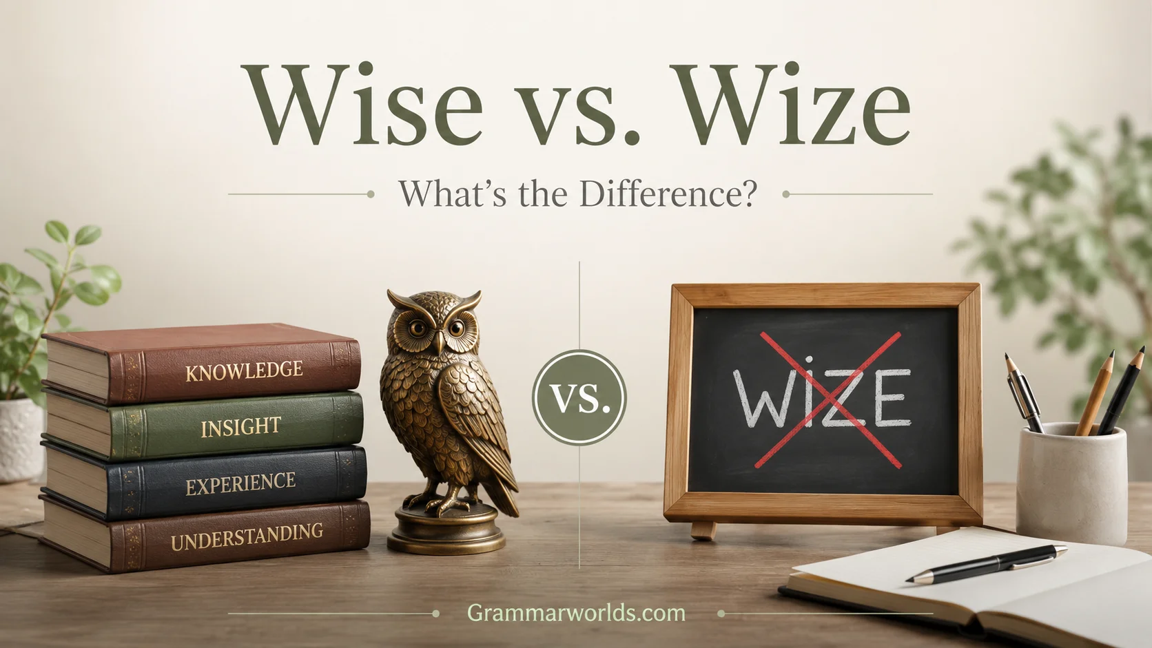 Wise vs. Wize: What's the Difference?